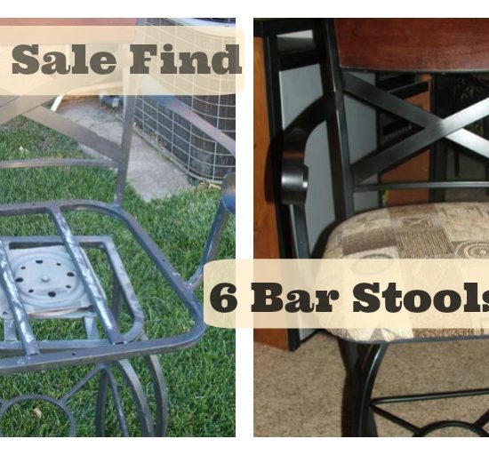 bar stool makeover