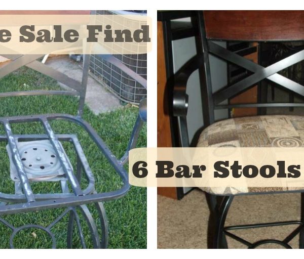 bar stool makeover