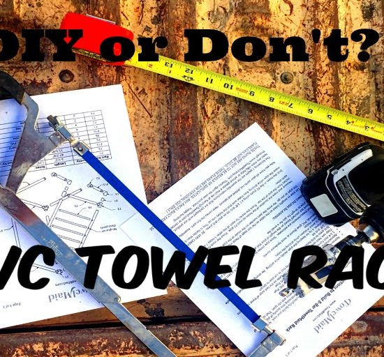 DIY or Dont PVC Towel Rack