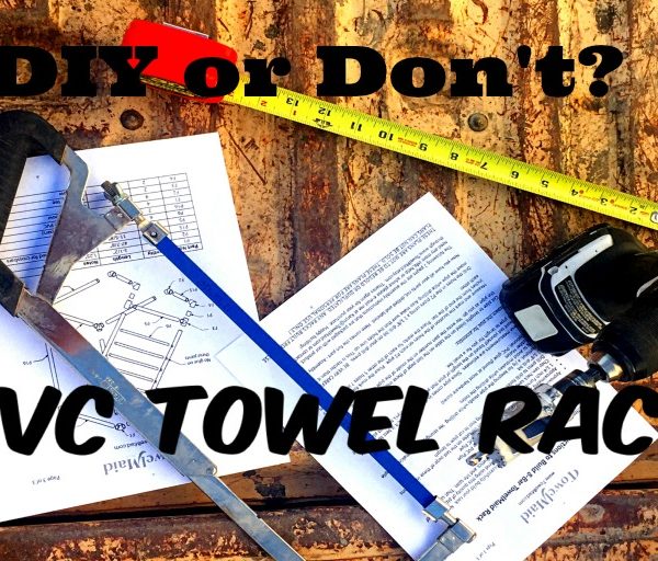 DIY or Dont PVC Towel Rack