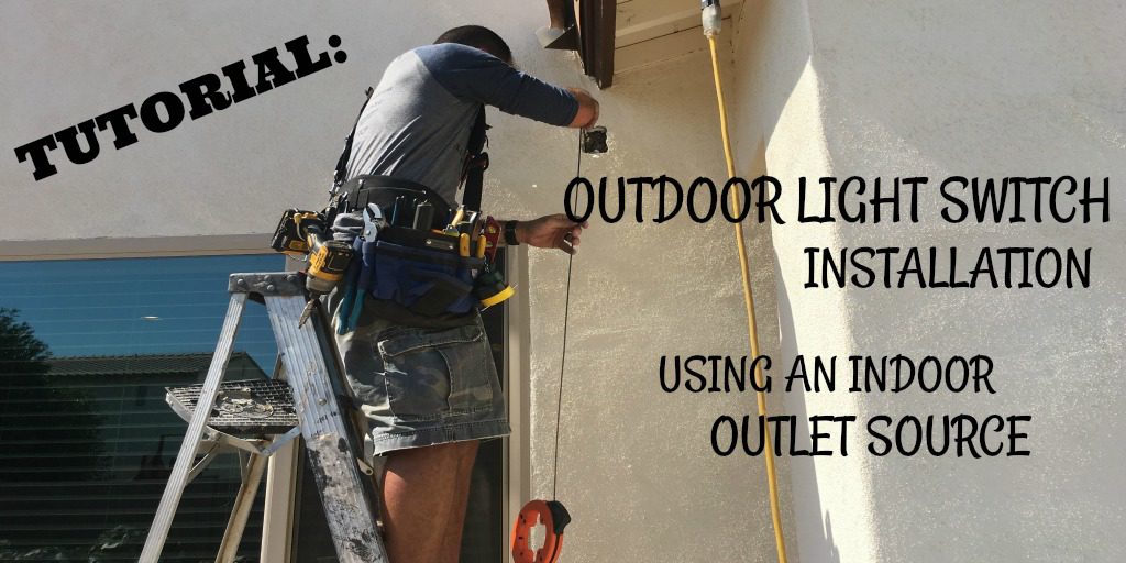 outdoor light switch installation
