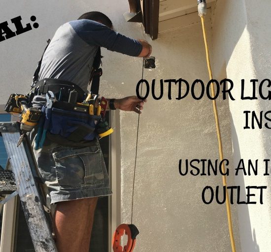 outdoor light switch installation