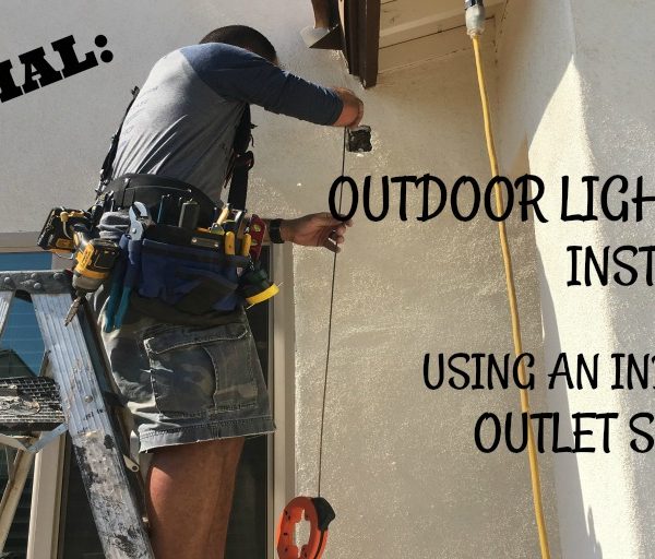 outdoor light switch installation