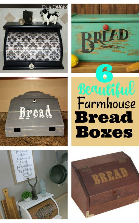 6 farmhouse bread boxes