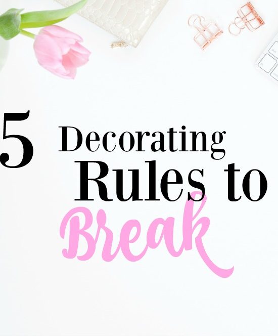 It's time to break these design rules!