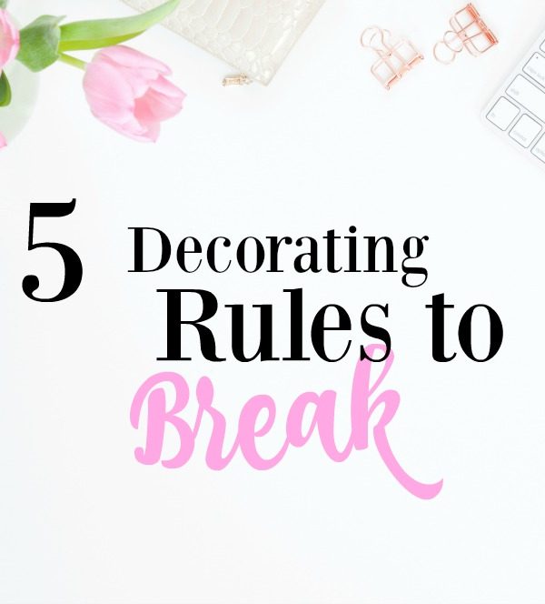 It's time to break these design rules!