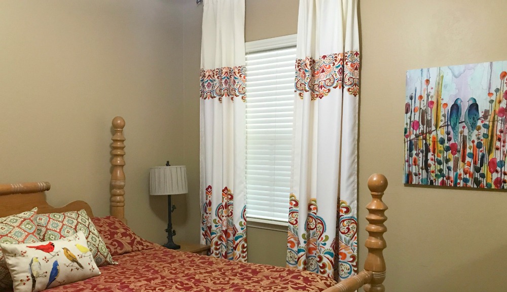 Ultimate DIY Guide to Lengthening your Curtains with One Seam: Tutorial on how to lengthen curtains with a single seam | blowingawayoutwest.com -The easiest way to lengthen curtains, and to add different fabrics to curtains. #diycurtains #lengthencurtains #curtaintutorial #extralongcurtains #curtainsfortallceilings