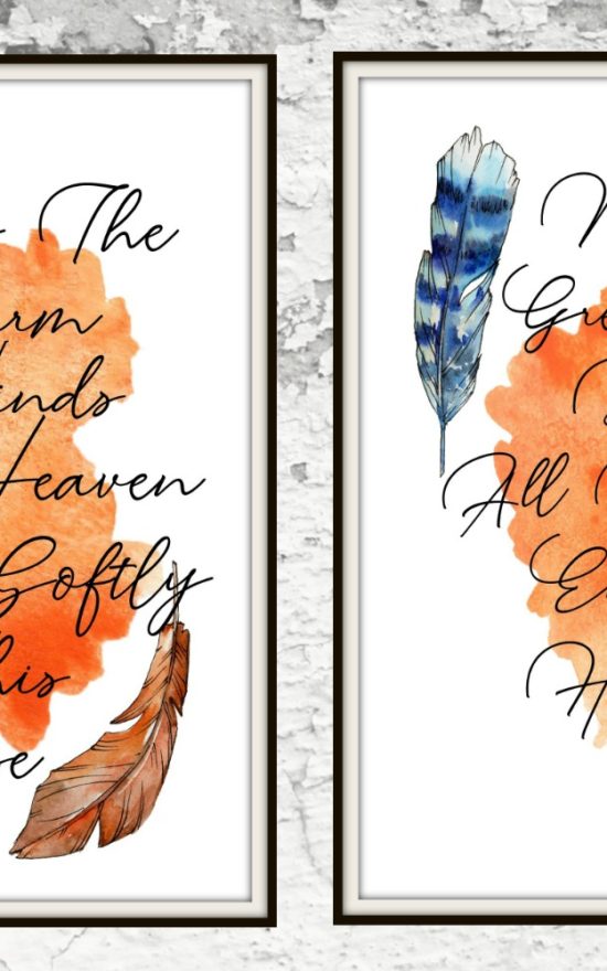 Free printables! Beautiful Native American Blessings.