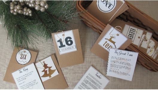 Come Unto Christ Christmas Advent Calendar | blowingawayoutwest.com - DIY Christmas Advent Calendar will Bring You Closer to Christ Free to Print #adventcalendar #christmasadvent #adventcalendarprintable #freechristmasprintable #christmascountdown #comeuntochrist #12daysofChristmas #deckthehome #deckthehomebloghop