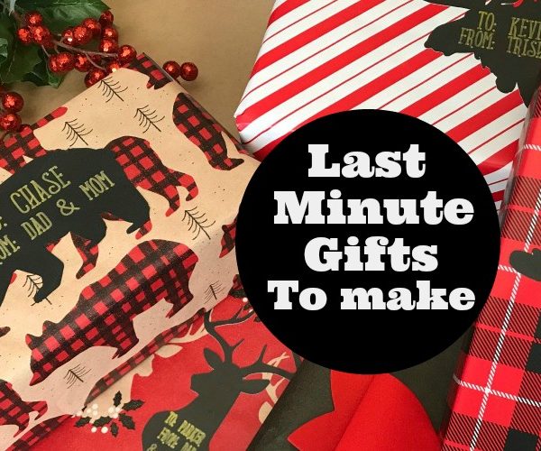 Last Minute Gift Ideas To Make | blowingawayoutwest.com - These easy handmade gifts are fast and festive! #giftsforher #giftsforhim #diygiftsforher #giftsforwomen #lastminutegift #diychristmasgifts #diychristmasgiftsforher #giftsforgirls #giftsformen #handmadegifts
