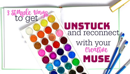 3 Simple Ways to Get Unstuck and Reconnect to Your Creative Muse | blowingawayoutwest.com - How To Get Unstuck and Boost your Creativity! #howtogetunstuck #creativemuse#howtoreconnect #waystogetunstuck #writersblock #boostcreativity #howtoincreasecreativity #findyourself #getcreative #howtobemorecreative
