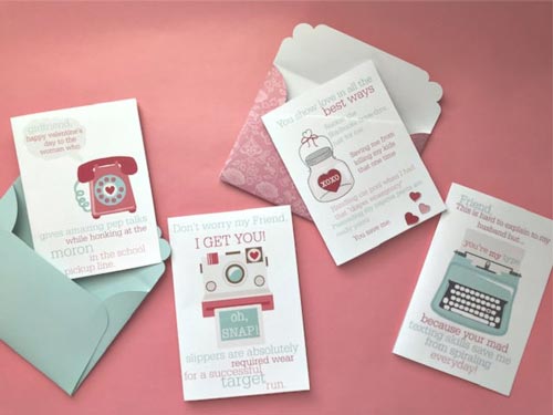 Cards for Friends Who Know Your Stuff and Love You Anyway: Valentine's Day or Birthday Printable Cards | blowingawayoutwest.com -4 Unique Printable Cards to Tell Your Friends How Much You Love Them. #printablecards #friendvalentine #valentinesdayprintable #cardsforfriends #birthdaycardstoprint #valentinecards