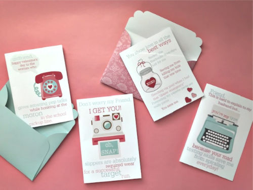 Cards for Friends Who Know Your Stuff and Love You Anyway: Valentine's Day or Birthday Printable Cards | blowingawayoutwest.com -4 Unique Printable Cards to Tell Your Friends How Much You Love Them. #printablecards #friendvalentine #valentinesdayprintable #cardsforfriends #birthdaycardstoprint #valentinecards