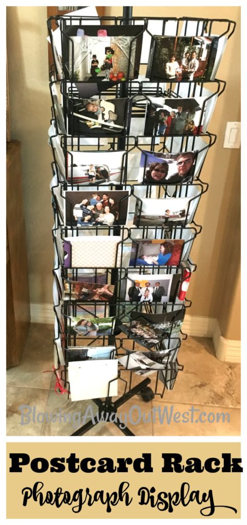 postcard rack photo display