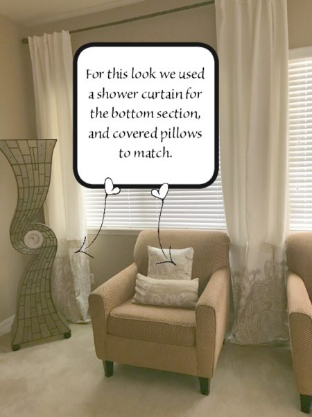 Ultimate DIY Guide to Lengthening your Curtains with One Seam: Tutorial on how to lengthen curtains with a single seam | blowingawayoutwest.com -The easiest way to lengthen curtains, and to add different fabrics to curtains. #diycurtains #lengthencurtains #curtaintutorial #extralongcurtains #curtainsfortallceilings