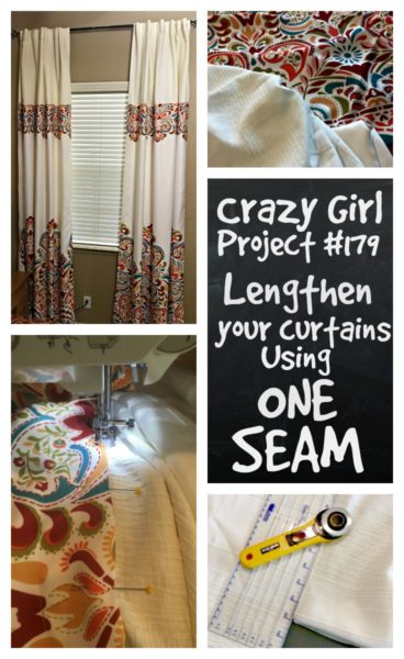 Ultimate DIY Guide to Lengthening your Curtains with One Seam: Tutorial on how to lengthen curtains with a single seam | blowingawayoutwest.com -The easiest way to lengthen curtains, and to add different fabrics to curtains. #diycurtains #lengthencurtains #curtaintutorial #extralongcurtains #curtainsfortallceilings Ultimate DIY Guide to Lengthening your Curtains with One Seam: Tutorial on how to lengthen curtains with a single seam | blowingawayoutwest.com -The easiest way to lengthen curtains, and to add different fabrics to curtains. #diycurtains #lengthencurtains #curtaintutorial #extralongcurtains #curtainsfortallceilings