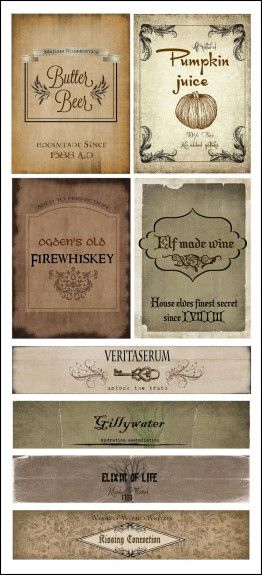 Free Harry Potter Printable at OverTheBigMoon.com 