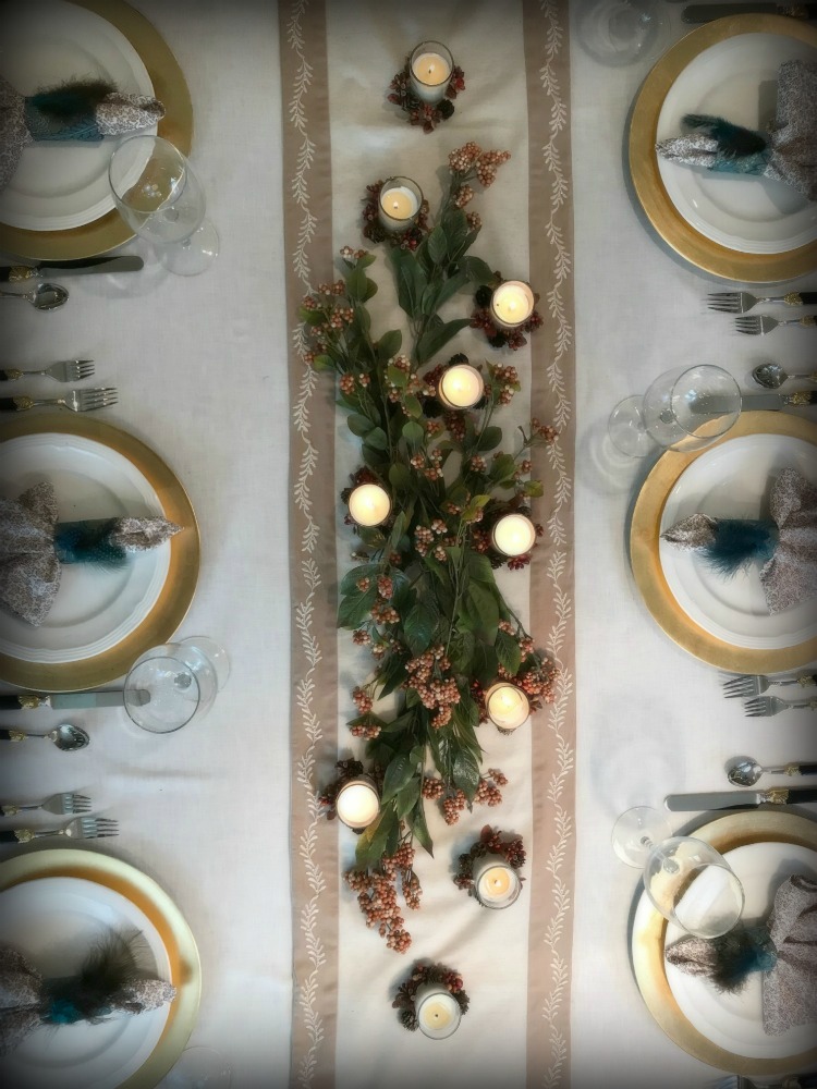 Elegant Thanksgiving Table Setting