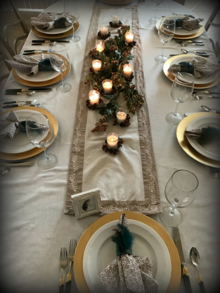 Elegant Thanksgiving Table Setting