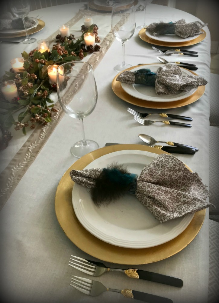 Elegant Thanksgiving Table Setting