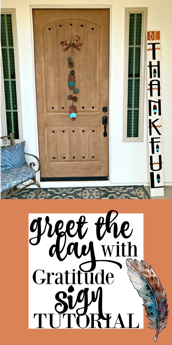 Be Thankful Door Sign