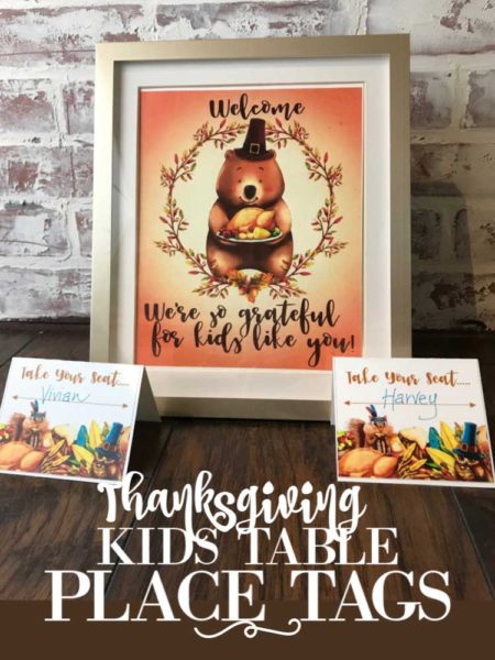 Everything for your Thanksgiving Kids Table blowingawayoutwest.com - Great decor, games and activities for the kids Thanksgiving table #thanksgivingprintable #thanksgivingtable#thanksgivingkidsactivities #thanksgiving