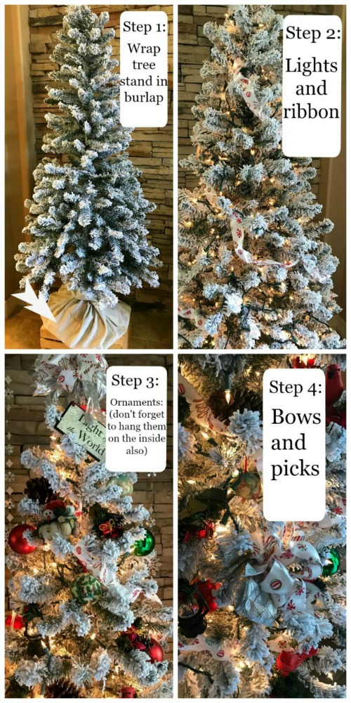Christmas Tree Design: March of the Toy Soldiers | blowingawayoutwest.com - Toy soldier and woodland forest inspired tree design. #christmastree #christmastreedecorations #christmastreeornaments #nutcracker #holidaytree #christmasdisplay #12daysofchristmas