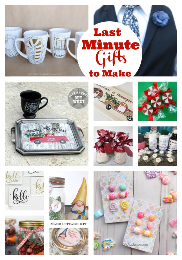 Last Minute Gift Ideas To Make | blowingawayoutwest.com - These easy handmade gifts are fast and festive! #giftsforher #giftsforhim #diygiftsforher #giftsforwomen #lastminutegift #diychristmasgifts #diychristmasgiftsforher #giftsforgirls #giftsformen #handmadegifts