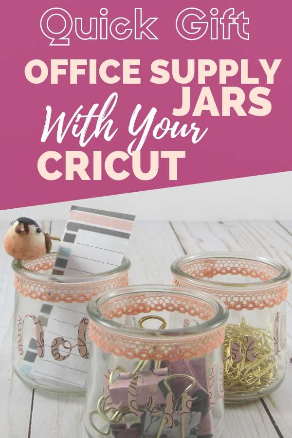 Quick Gift: Dollar Store Desk Set Using Your Cricut