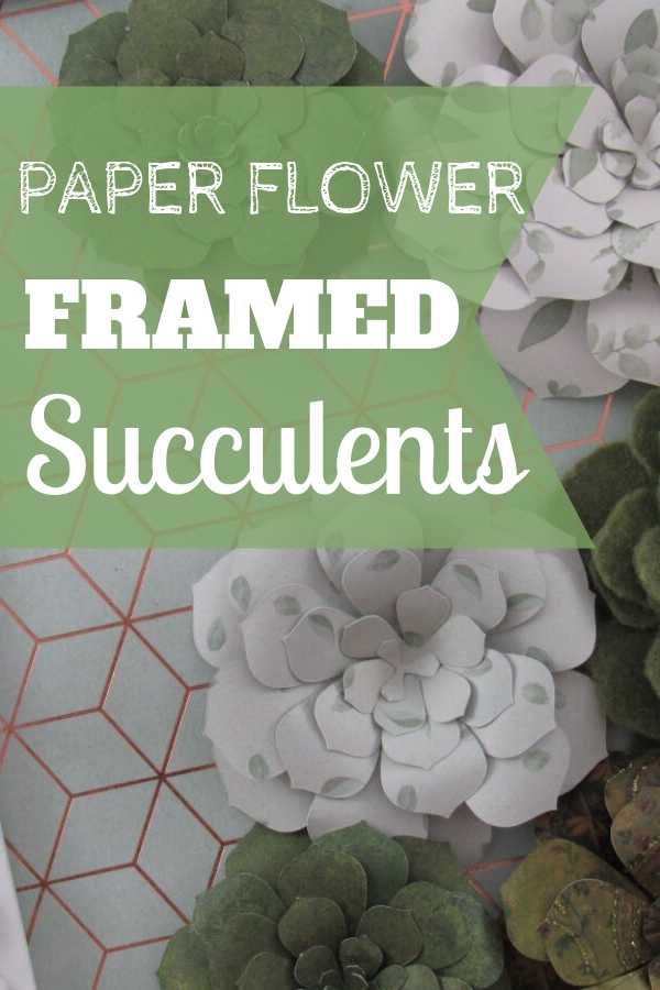 Paper Flower Succulents